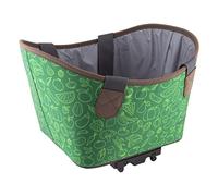 Racktime - Cestino da bicicletta per adulti Agnetha, verde, taglia unica