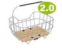 Racktime Cestino Posteriore Bask-it Breeze 2.0 25L con adattatore preassemblato