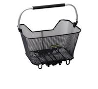 500111 Racktime Bask-It Deluxe Cestino Incl. Snapit-Adapter Nero