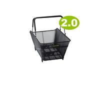 Racktime Cestino per bici Baskit Trunk 2.0 28 L Nero 51x31x25,5 cm Snapit 2.0 Large