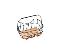 500114 Racktime Bask-It Breeze Cestino Incl. Snapit-Adapter Nero