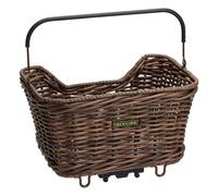 Racktime Cestino Posteriore Baskit Willow incluso adattatore Snapit Marrone