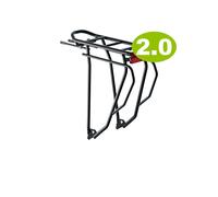 Racktime Glea It 2.0 Tour Light Pannier Rack Argento 26-28´´ Black