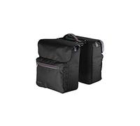 Racktime Ture 2.0, Doppia Tasca Unisex Adulto, Schwarz, 2 x 12 l
