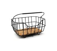 Racktime Unisex - Adulto Baskit Breeze Cestino per bicicletta, Nero, 1 Taglia