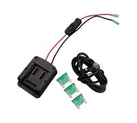 Rackumic Adattatore batteria per Power X-Change serie 18 V con fusibile da 30 W e interruttore Custodia in plastica arancione per un trasferimento affidabile di potenza in attrezzi da giardino e