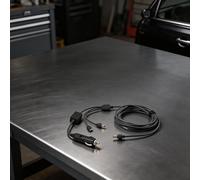 Rackumic Cavo di ricarica per auto 3 in 1 per mini dotato di ingressi DC e PD USB-C più 30 V 2 A Boost fino a 100 W per parabola satellitare su veicoli in opzioni da 2 m o 5 m (30 V 2 A 5 m)