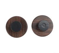 Rackumic Confezione da 2 ganci a ventosa, riutilizzabili, senza trapano, in plastica, 6 x 4 x 3 cm, supportano ghirlande fino a 2,7 kg, per feste stagionali, decorazioni per porta d'ingresso, bagno