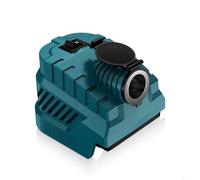 Rackumic Convertitore adattatore caricatore 130 W porta USB luce LED per Bosch BL1830 BL1850 BL1860B e 48-11-1862 48-11-1880 utensile elettrico campeggio auto uso rosso (per BL1830)