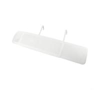 Rackumic Deflettore d'aria per condizionatore, chiusura dell'uscita dell'aria, materiale ABS, bianco, lunghezza regolabile da 56 a 92 cm, montato a parete, antivento, anti soffio diretto, guida per