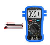 Rackumic Digital Multer True RMS 4000 conteggi Gamma manuale Spegnimento automatico Cicalino di continuità per test elettrici Diagnostica Circuito Strumento portatile tascabile per BTMETER BT-39M