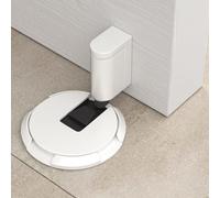 Rackumic Fermaporta a pressione per pavimento, in lega di zinco, 6 x 3,4 x 2,8 cm, per porte pesanti, ufficio, casa, famiglia, sicuro, nero (bianco)
