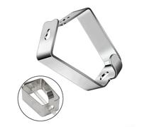 Rackumic Gancio regolabile per appendere quadri, in acciaio inox, per appendere cavi, casa, galleria, ufficio, aula, mostre, argento, 20 x 14 x 13 mm, confezione da 8 (8 pezzi)