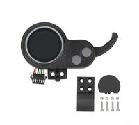 Rackumic Interruttore a farfalla con display LCD per skateboard elettrici da 36 V-60 V con controllo del pollice a 6 pin, misuratore a testa piatta nero per il monitoraggio della velocità della durata