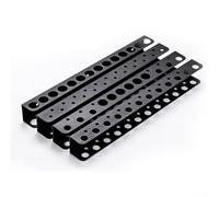 Rackumic Organizer da parete in acciaio per cacciaviti e pinze, con 23 scomparti, per garage, officina, banco da lavoro, include viti e tubi di espansione, 32 x 5 x 4 cm (rack per pinze)