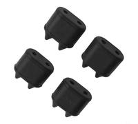 Rackumic Paraurti in gomma per porta, confezione da 4, nero, 5 x 5 x 5 cm, per riduzione del rumore, per NOVA SS per Firebird Camaro Classic Car Restoration Interior Enhancement