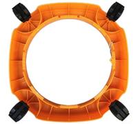 Rackumic Set Base e 4 Ruote per Vuoto Industriale 518 per robusto Set | Include base e 4 ruote, per montaggio per semplice, stabilità migliorata, per grandi spazi, design robusto