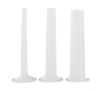 Rackumic Set di accessori per salsicce, 3 pezzi, in plastica PE, accessori per tritacarne, imbuti per supporto, mixer per salsicce fatte in casa, strumento per la produzione di frullatori