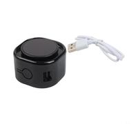 Rackumic Spritzer elettrico per grani di caffè, spray antistatico, in ABS, metallo, silicone, serbatoio di grande capacità, 54 x 34 mm, per birre professionali, casa, cucina, per uso barista, nero