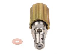Rackumic Spruzzatore a diaframma con regolazione della pressione della valvola di ritorno, kit di riparazione in acciaio inossidabile e ottone aerospaziale in alluminio a doppia filettatura automatica