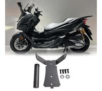 Rackumic Supporto per navigatore GPS Staffa di montaggio in alluminio nero anodizzato per FORZA 350 2020 2021 Cruscotto Sotto Visione Parabrezza Percorsi stradali