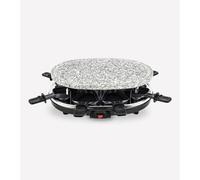 Raclette con pietra in granito per 8 persone 2 Funzioni 36x27,5xh10 cm - Peso 1,4 kg Raclette/Piastra di cottura in granito, 900W
