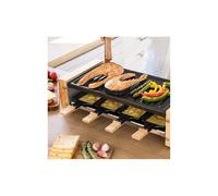 Raclette de madera Cecotec Cheese&Grill 8200 Wood Black