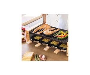 Raclette de madera Cecotec Cheese&Grill 8200 Wood Black