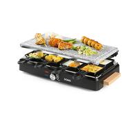 Apparecchio per raclette - DOMO - DO9262G - 8 persone - Pietra da cuocere - Grill - 1400 W - Nouvo