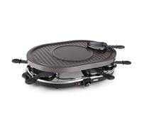 Raclette con Griglia Party per 8 Persone Potenza 1200 Watt