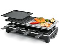 Rommelsbacher RCS 1350 griglia per raclette 8 persona(e) Nero, Acciaio inossidabile W [RCS 1350]