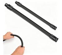 Racocou Asta di Estensione con Albero Flessibile 1/2" Set 2 Pezzi - 250mm e 350mm Extra Lunga - Estensore ad Alta Coppia per Cricchetto a Bussola, Chiave a Impulsi e Spazi Stretti