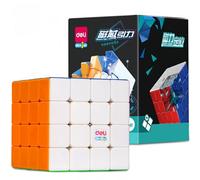 Racocou Colorazione classica, 4x4, cubo di speed, gioco di abilità e puzzle, adatto per scopi educativi e per rilassarsi creativamente. Giocattolo per bambini 58x58mm