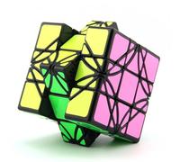 Racocou Cubetto super twist con angoli neri 3x3, cubo veloce, puzzle a forma speciale per bambini, adatto all'uso educativo, per il sollievo creativo dallo stress e come giocattolo per bambini piccoli