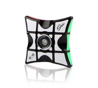 Racocou Cubo 133 veloce, spinner a ventaglio a fuoco da polpastrello, con sfera d'acciaio, strumento antistress e giocattolo educativo 2-in-1, viene fornito con scatola di conservazione,Bronzo