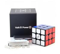 Racocou Cubo di speed 3x3, versione professionale nera con magneti, giocattolo educativo e intelligente, per alleviare lo stress, allenamento e competizione, regalo per lo sviluppo cerebrale