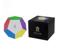 Racocou Cubo di speed, 4x4, 5x5, 6x6, dodecaedro, giocattolo educativo per ridurre lo stress, sviluppare il pensiero logico, gare di velocità, regalo, sviluppo del cervello,Grigio