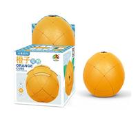 Racocou Cubo di speed, a forma di frutta, puzzle educativo, giocattolo per bambini, adatto per scopi educativi e per stimolare la creatività e ridurre lo stress.,Nero