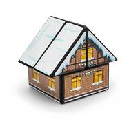 Racocou Cubo di velocità 2x2 a forma irregolare, creativo, risoluzione rapida, puzzle, adatto per l'educazione, come sollievo creativo dallo stress e giocattolo per bambini,Blu