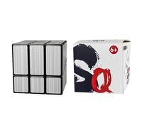 Racocou Cubo magico asimmetrico con specchio, giocattolo educativo ad alta difficoltà, strumento didattico per giovani, educativo e pratico, creativo per ridurre lo stress,Blu