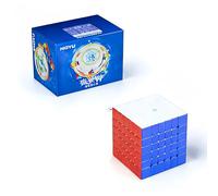 Racocou Cubo magnetico a sei livelli, cubo magico liscio, adatto ai principianti delle gare, ideale per educazione e rilassamento creativo. Giocattolo per bambini,Rosso