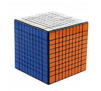 Racocou Cubo veloce, adesivi in PVC, difficoltà elevata per l'intelligenza, adatto a bambini e adulti, utilizzato per l'educazione, il rilassamento dallo stress e l'allenamento logico,Verde