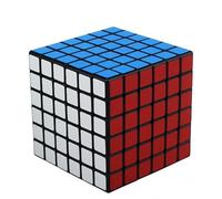 Racocou Cubo veloce, adesivi in PVC, difficoltà elevata per l'intelligenza, adatto a bambini e adulti, utilizzato per l'educazione, il rilassamento dallo stress e l'allenamento logico,Blu