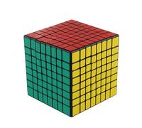 Racocou Cubo veloce, adesivi in PVC, difficoltà elevata per l'intelligenza, adatto a bambini e adulti, utilizzato per l'educazione, il rilassamento dallo stress e l'allenamento logico,Bronzo