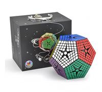 Racocou cubo veloce, di 7º, 8º, 9º, 11º, 13º ordine, dodecaedro, adatto a bambini e adulti, utilizzato per l'educazione, il sollievo dallo stress e l'allenamento logico,Marrone