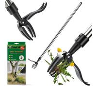 Racocou Diserbatore Autoportante Senza Piegarsi, Strumento per Diserbare il Giardino, Diserbatore per Prato con Solleva Radici, Ideale per Prati e Cortili