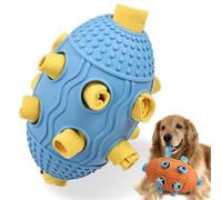 Racocou Giocattolo da Foraggio per Cani a Forma di Riccio, Giocattolo Interattivo per Distribuzione di Snack, Sollievo dalla Noia per Cani di Taglia Piccola e Media,Blu