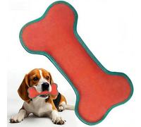 Racocou Giocattolo Durevole per Cani a Forma d'Ossa per Masticatori Aggressivi - Giocattolo Interattivo Non Tossico per Tiro alla Corda e Riporto per Cani di Taglia Media e Grande (Fino a 45 kg),Rosso