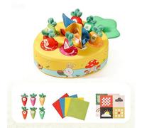 Racocou Gioco del tiro della rapa - Gioco sensoriale con fazzoletti e di Sviluppo della motricità fine, Adatto alla dentizione e all'educazione precoce,Multi Colored