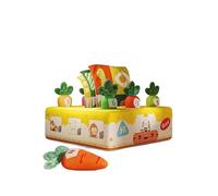 Racocou Gioco del tiro della rapa - Gioco sensoriale con fazzoletti e di Sviluppo della motricità fine, Adatto alla dentizione e all'educazione precoce,Rosa